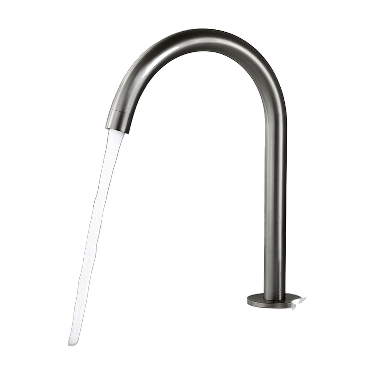 Mitigeur lavabo 2 trous VELENZA, coloris gris, sur fond blanc